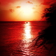zonsondergang punta cana beach